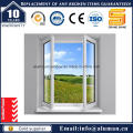 Economy Powder Coating Grey Aluminum Casement Window